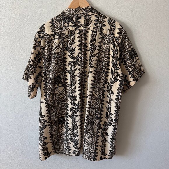 Go Barefoot Short Sleeve Hawaiian Button Down Shirt Size 2XL - Picture 5 of 6